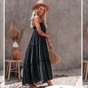 FINAL OFFER- Vici Catch The Sun Tiered Midi Dress